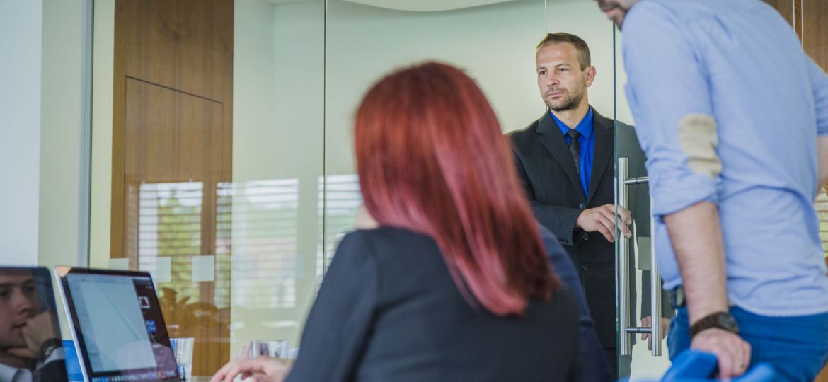 people-room-man-entering